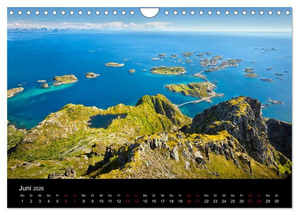 Produktbild: Lofoten - Inseln im Nordmeer (Wandkalender 2026 DIN A4 quer), CALVENDO Monatskalender