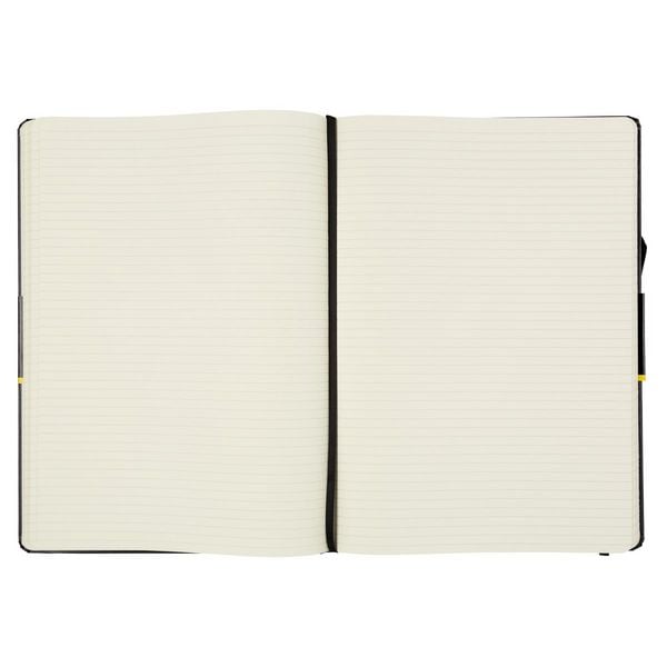 Produktbild: Idena Notizbuch 80g/m&sup2; liniert schwarz DIN A4 192 Seiten