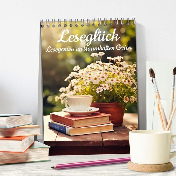 Produktbild: Lesegl&uuml;ck (Tischkalender 2026 DIN A5 hoch), CALVENDO Monatskalender