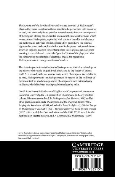 Produktbild: Shakespeare and the Book