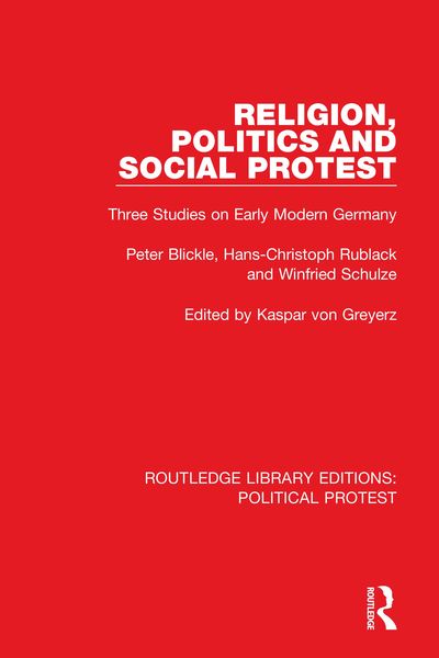 Produktbild: Religion, Politics and Social Protest