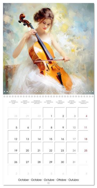 Produktbild: Delicate emotions (Wall Calendar 2026 12 &times; 12 Inch) CALVENDO 12 Month Wall Calendar