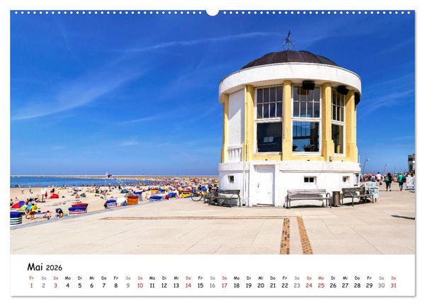Produktbild: Borkum, bezaubernde Nordseeinsel (hochwertiger Premium Wandkalender 2026 DIN A2 quer), Kunstdruck in Hochglanz