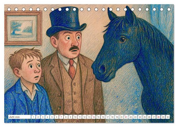 Produktbild: Erich K&auml;stner (Tischkalender 2026 DIN A5 quer), CALVENDO Monatskalender