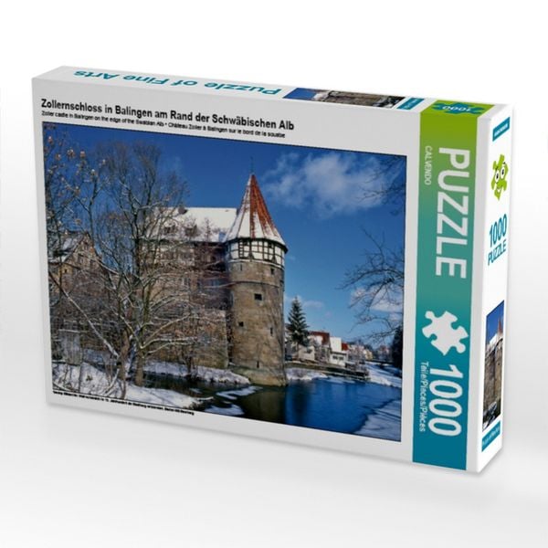 Zollernschloss in Balingen am Rand der Schwäbischen Alb (Puzzle)