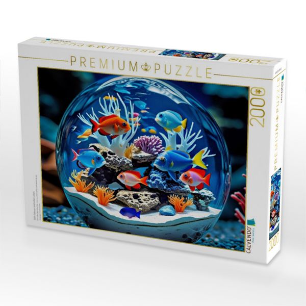Produktbild: CALVENDO Puzzle Stille Wasser sind voller Leben. | 2000 Teile Lege-Gr&ouml;&szlig;e 90x67cm Foto-Puzzle f&uuml;r gl&uuml;ckliche Stunden