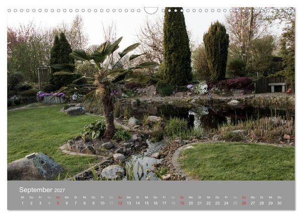 Produktbild: Romantische Garten-Paradiese (Wandkalender 2027 DIN A3 quer), CALVENDO Monatskalender