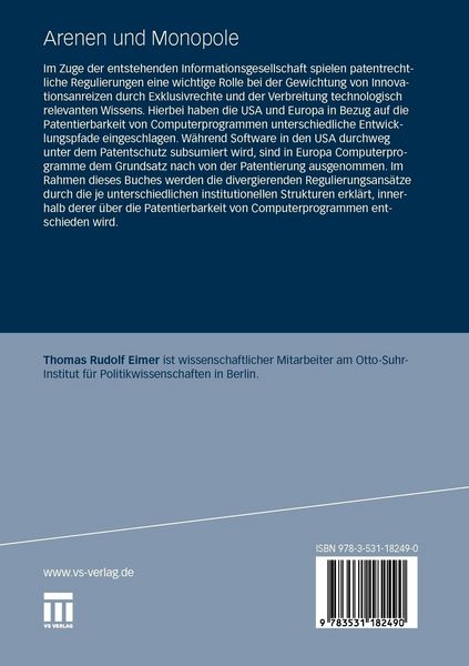 Produktbild: Arenen und Monopole