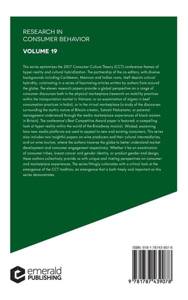Produktbild: Consumer Culture Theory