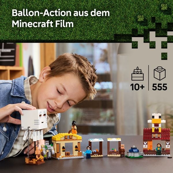 LEGO Minecraft Angriff des Ghast-Ballons - Set zum Videospiel 21273