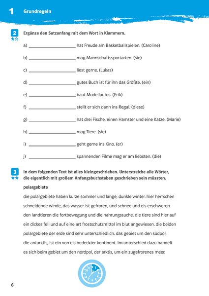 Produktbild: 10-Minuten-Training Deutsch Gro&szlig;- und Kleinschreibung 5./6. Klasse. Kleine Lernportionen f&uuml;r jeden Tag