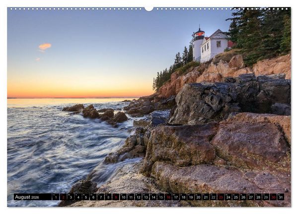 Produktbild: NEUENGLAND - Eine Reise durch den Nordosten der USA (Wandkalender 2026 DIN A2 quer), CALVENDO Monatskalender