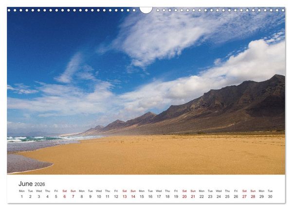 Produktbild: Fuerteventrua The volcanic island (Wall Calendar 2026 DIN A3 landscape), CALVENDO 12 Month Wall Calendar