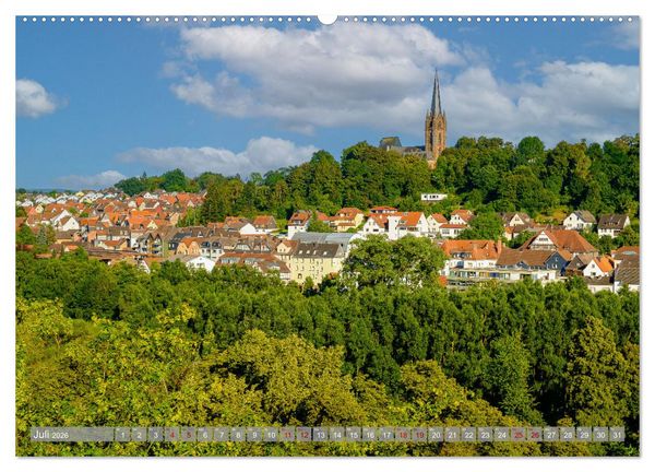 Produktbild: Ein Blick auf Frankenberg an der Eder (Wandkalender 2026 DIN A2 quer), CALVENDO Monatskalender