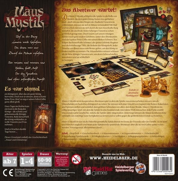 Produktbild: Maus und Mystik, Brettspiel