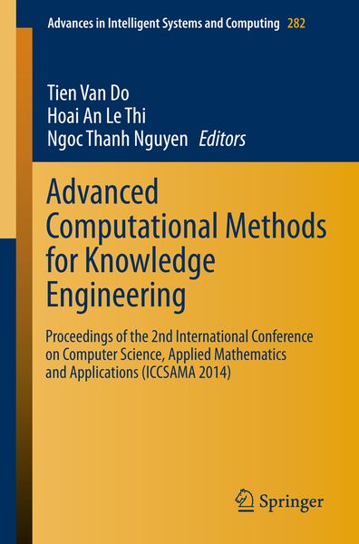 Produktbild: Advanced Computational Methods for Knowledge Engineering