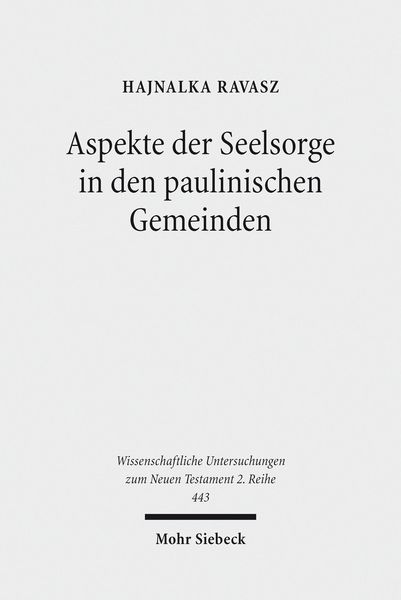 Produktbild: Aspekte der Seelsorge in den paulinischen Gemeinden