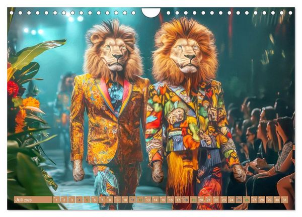 Produktbild: Tiere wollen Spa&szlig; - Humorwerke (Wandkalender 2026 DIN A4 quer), CALVENDO Monatskalender