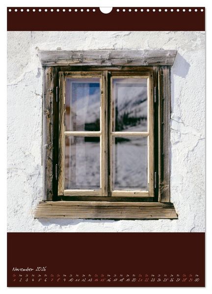 Produktbild: Alte Fenster (Wandkalender 2026 DIN A3 hoch), CALVENDO Monatskalender