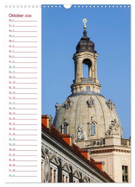 Produktbild: Frauenkirche Dresden (Wandkalender 2026 DIN A3 hoch), CALVENDO Monatskalender