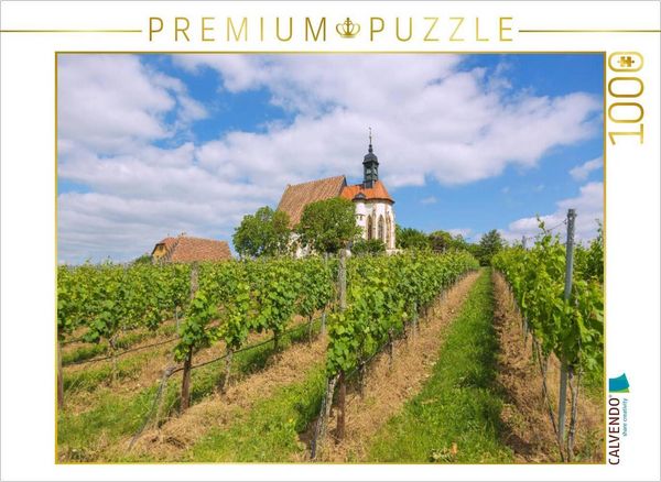 Produktbild: CALVENDO Puzzle Wallfahrtskirche Maria im Weingarten | 1000 Teile Lege-Gr&ouml;&szlig;e 64x48cm Foto-Puzzle f&uuml;r gl&uuml;ckliche Stunden