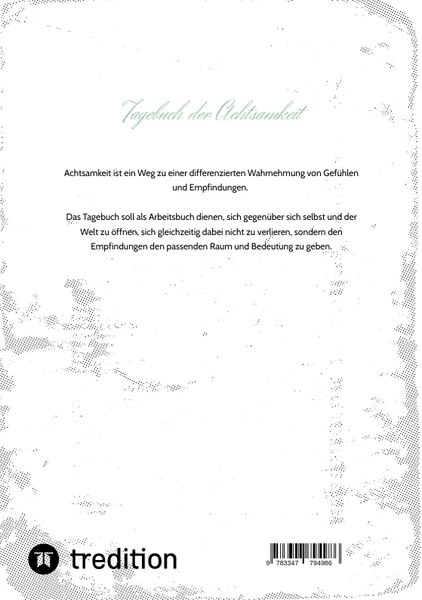 Produktbild: Tagebuch der Achtsamkeit