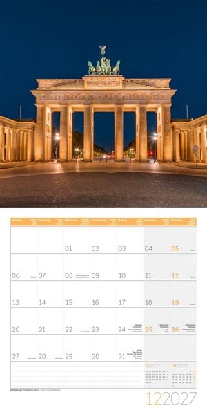 Produktbild: Deutschland Kalender 2027 - 30x30 - Art12