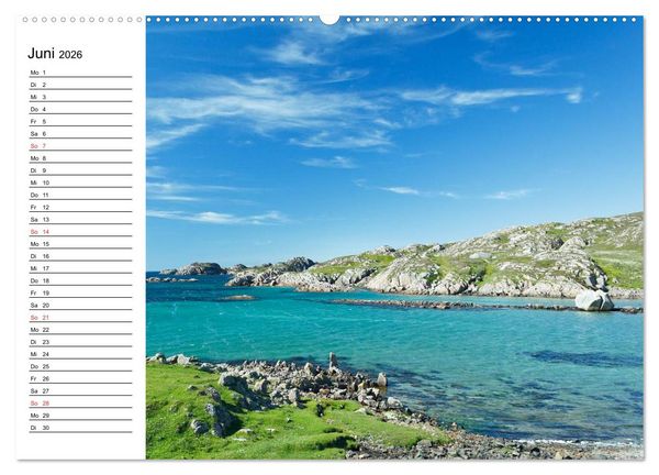 Produktbild: Schottland - grandiose Landschaften im Westen (hochwertiger Premium Wandkalender 2026 DIN A2 quer), Kunstdruck in Hochglanz