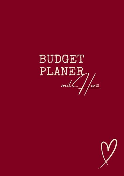 Produktbild: Budgetplaner mit Herz