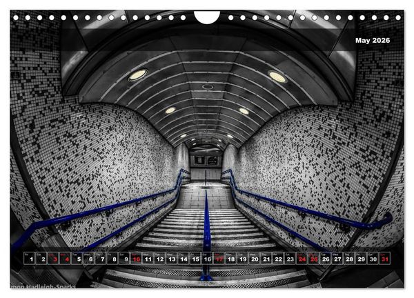 Produktbild: More London Underground 2026 (Wall Calendar 2026 DIN A4 landscape), CALVENDO 12 Month Wall Calendar