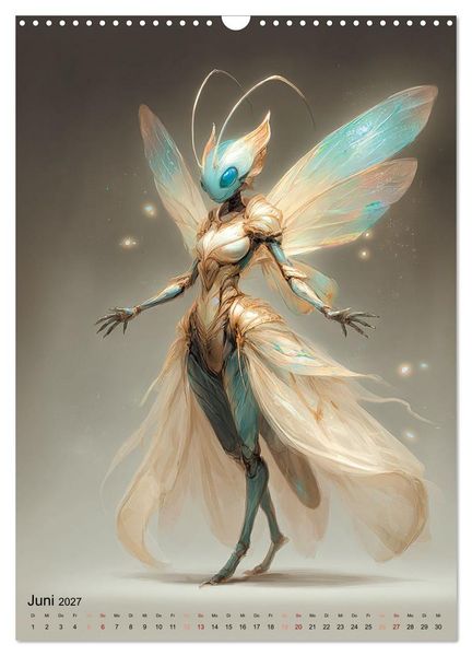 Produktbild: Insecta Fantastica (Wandkalender 2027 DIN A3 hoch), CALVENDO Monatskalender