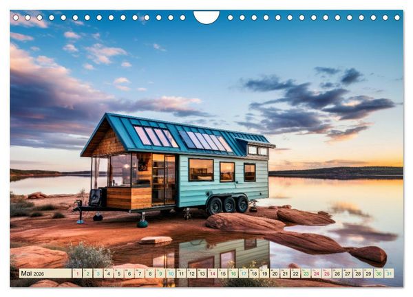 Produktbild: Tiny Houses - wohnen auf kleinstem Raum (Wandkalender 2026 DIN A4 quer), CALVENDO Monatskalender