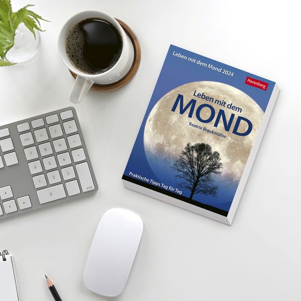 Leben mit dem Mond Tagesabreißkalender 2024