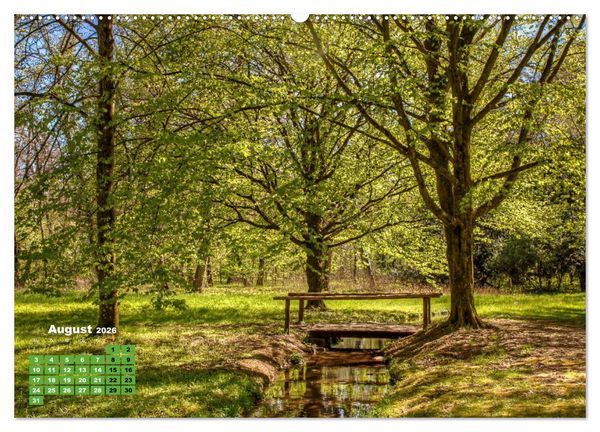 Produktbild: Park Sch&ouml;nbusch Aschaffenburg (Wandkalender 2026 DIN A2 quer), CALVENDO Monatskalender