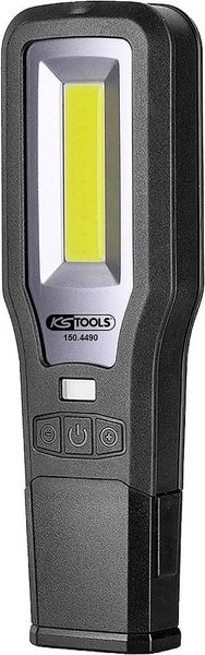 Produktbild: KS Tools 150.4490 Mobile Werkstatt-Handlampe, knickbar, 550 Lumen 2021 Energieeffizienzklasse n.rel