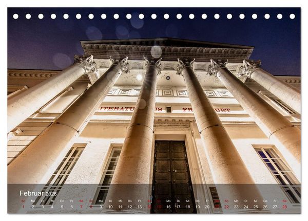 Produktbild: Frankfurt city view (Tischkalender 2026 DIN A5 quer), CALVENDO Monatskalender