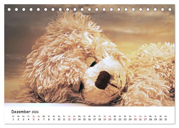 Produktbild: Allerliebste Teddyb&auml;ren (Tischkalender 2026 DIN A5 quer), CALVENDO Monatskalender