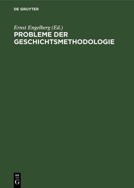 Produktbild: Probleme der Geschichtsmethodologie