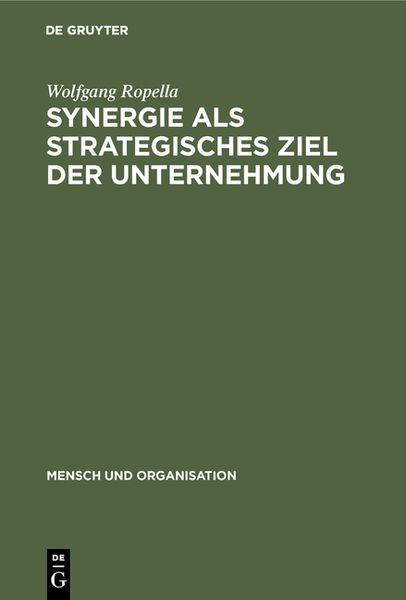 Synergie als strategisches Ziel der Unternehmung