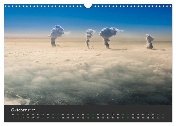 Produktbild: Pilot's-eye view - Die Welt von oben (Wandkalender 2027 DIN A3 quer), CALVENDO Monatskalender