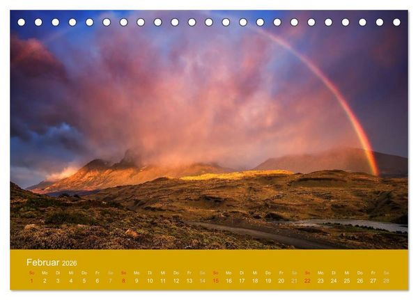 Produktbild: Patagonien-Land der Extreme (Tischkalender 2026 DIN A5 quer), CALVENDO Monatskalender