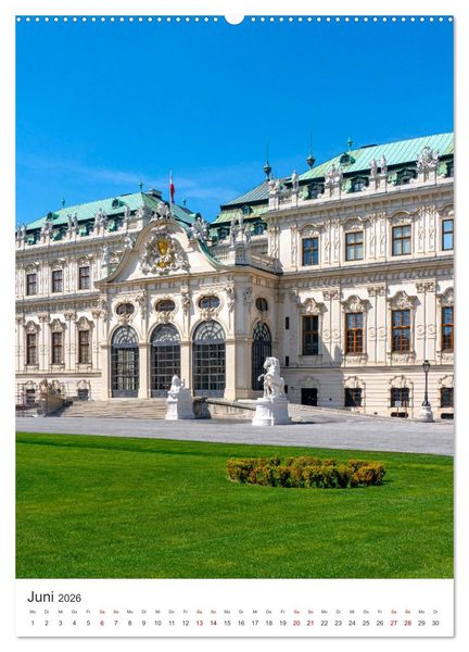 Produktbild: Ach du sch&ouml;nes Wien (Wandkalender 2026 DIN A2 hoch), CALVENDO Monatskalender