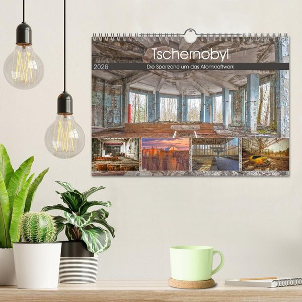 Produktbild: Tschernobyl - Die Sperrzone um das Atomkraftwerk (Wandkalender 2026 DIN A4 quer), CALVENDO Monatskalender