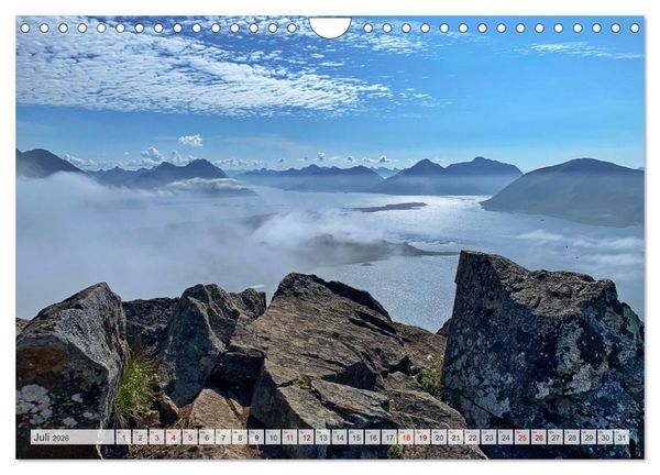 Produktbild: Wandern in Norwegen - Einklang von Gebirge und Meer (Wandkalender 2026 DIN A4 quer), CALVENDO Monatskalender