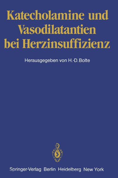 Produktbild: Katecholamine und Vasodilatantien bei Herzinsuffizienz