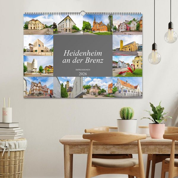 Produktbild: Heidenheim an der Brenz Impressionen (Wandkalender 2026 DIN A2 quer), CALVENDO Monatskalender