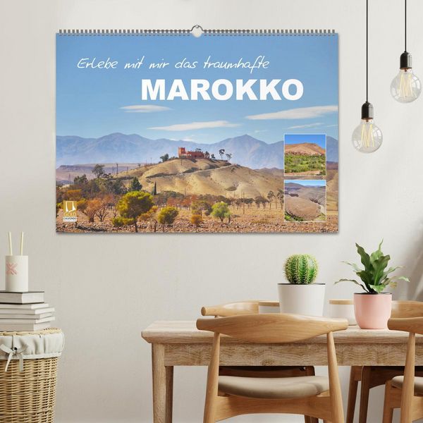 Produktbild: Erlebe mit mir das traumhafte Marokko (Wandkalender 2026 DIN A2 quer), CALVENDO Monatskalender