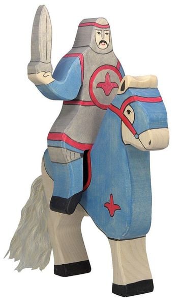 Produktbild: Blauer Ritter, reitend (ohne Pferd)