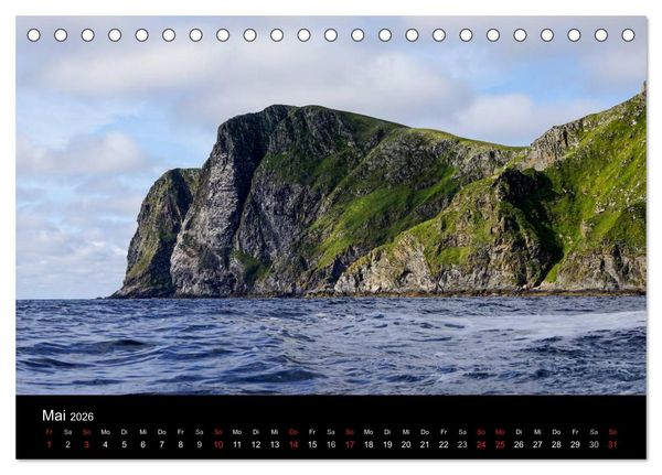 Produktbild: Norwegen - Vom Westen zum S&uuml;den (Tischkalender 2026 DIN A5 quer), CALVENDO Monatskalender