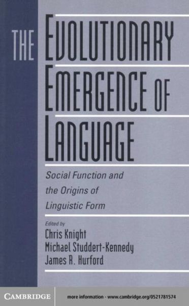 Produktbild: Evolutionary Emergence of Language